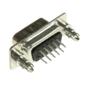 HARTING D-Sub 15 Way Straight 2.29 mm Pitch Through Hole Connector Male, Steel Housing, Gold Plated Contacts 09561617712