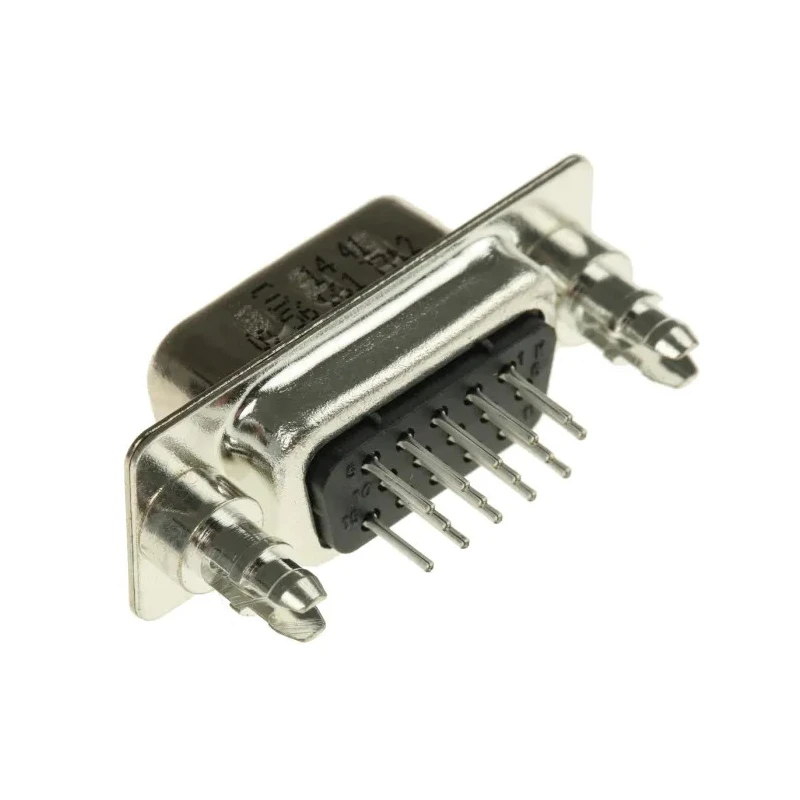 HARTING D-Sub 15 Way Straight 2.29 mm Pitch Through Hole Connector Male, Steel Housing, Gold Plated Contacts 09561617712