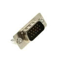 HARTING D-Sub 15 Way Straight 2.29 mm Pitch Through Hole Connector Male, Steel Housing, Gold Plated Contacts 09561617712