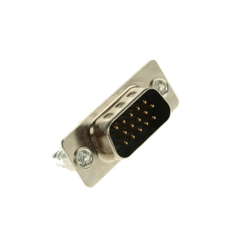 HARTING D-Sub 15 Way Straight 2.29 mm Pitch Through Hole Connector Male, Steel Housing, Gold Plated Contacts 09561617712