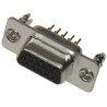 HARTING 44 Way Straight 2.29 mm Pitch Through Hole D-Sub Connector with 4 to 40 UNC Threaded Insert Male 09563517512