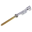 HARTING D-Sub High Density Series Male Crimp D-Sub Connector Contact Gold Plated Copper Alloy 2A Current 14mm 09560008177