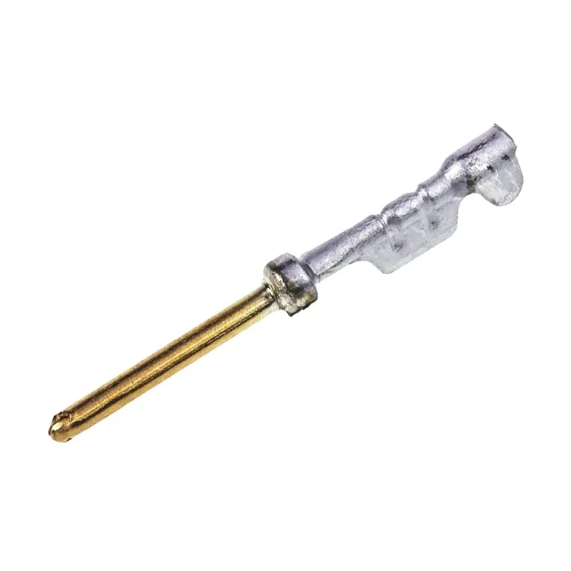 HARTING D-Sub High Density Series Male Crimp D-Sub Connector Contact Gold Plated Copper Alloy 2A Current 14mm 09560008177