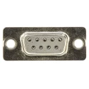 HARTING D-Sub 9 Way Straight 2.77 mm Pitch Panel Mount D-Sub Connector with Flange Female 09672094715
