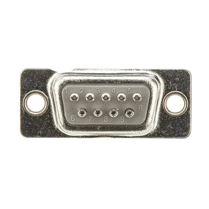 HARTING D-Sub 9 Way Straight 2.77 mm Pitch Panel Mount D-Sub Connector with Flange Female 09672094715