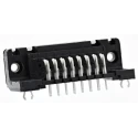 HARTING D-Sub 15 Way Right Angle 2.74 mm Pitch Through Hole D-Sub Connector with 4 to 40 UNC Threaded Insert 09662526612