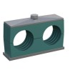 RS PRO Polypropylene Tube Clamp for 20 mm OD Tube with 1.2m Clamp Spacing, Operating Temperature -30°C to 90°C 145-9771