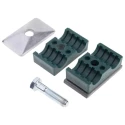 RS PRO Polypropylene Tube Clamp for 15 mm OD Tube with 1.2 m Clamp Spacing, Operating Temperature -30°C to 90°C 145-9763