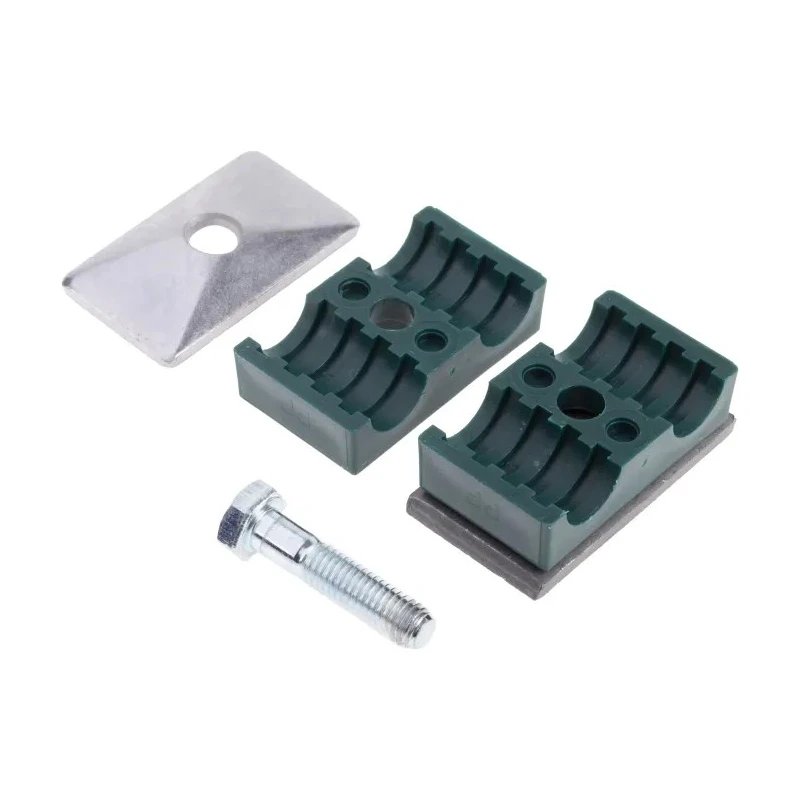 RS PRO Polypropylene Tube Clamp for 15 mm OD Tube with 1.2 m Clamp Spacing, Operating Temperature -30°C to 90°C 145-9763