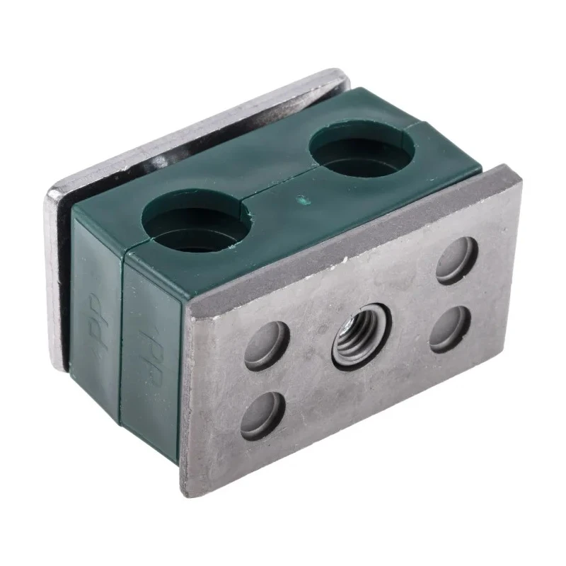 RS PRO Polypropylene Tube Clamp for 15 mm OD Tube with 1.2 m Clamp Spacing, Operating Temperature -30°C to 90°C 145-9763