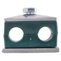 RS PRO Polypropylene Tube Clamp for 15 mm OD Tube with 1.2 m Clamp Spacing, Operating Temperature -30°C to 90°C 145-9763