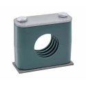 RS PRO Polypropylene Tube Clamp for 22 mm OD Tube with Steel Weld Plate Zinc Plated, Operating Temperature -30°C to 145-9773