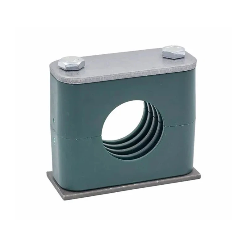 RS PRO Polypropylene Tube Clamp for 22 mm OD Tube with Steel Weld Plate Zinc Plated, Operating Temperature -30°C to 145-9773