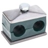 RS PRO Polypropylene Tube Clamp for 18 mm OD Tube with 1.2m Clamp Spacing, Operating Temp -30°C to 90°C 145-9768