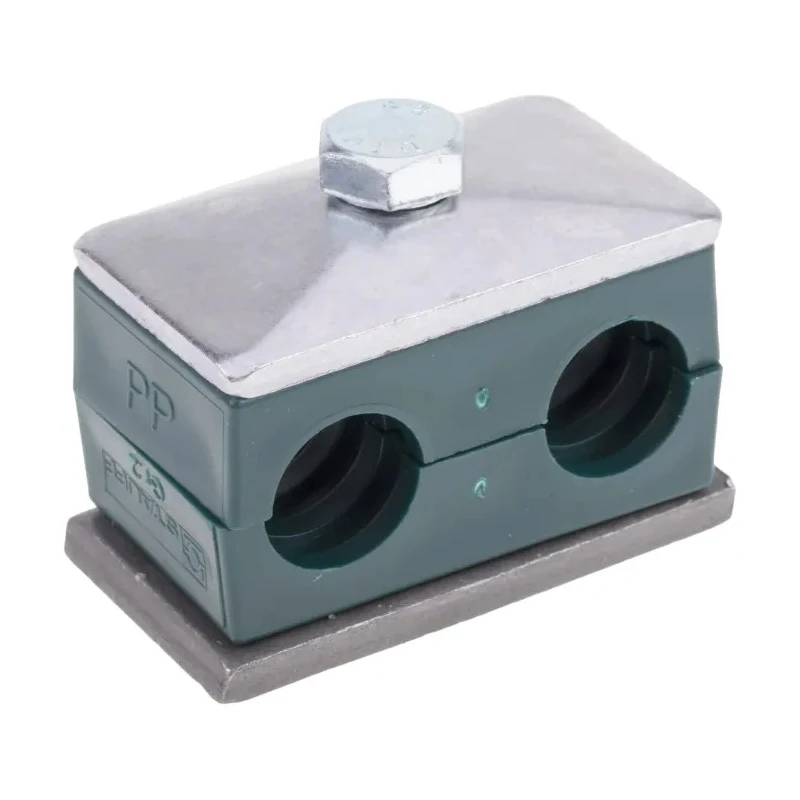 RS PRO Polypropylene Tube Clamp for 16 mm OD Tube with 1.2 m Clamp Spacing, Operating Temperature Range -30°C to 145-9766