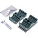 RS PRO Polypropylene Tube Clamp for 16 mm OD Tube with 1.2 m Clamp Spacing, Operating Temperature Range -30°C to 145-9766