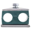 RS PRO Polypropylene Tube Clamp for 18 mm OD Tube with 1.2m Clamp Spacing, Operating Temp -30°C to 90°C 145-9768