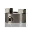 Huco Stainless Steel Set Screw Style Coupler, 12.7 mm Outside Diameter, 6.35 mm Bore Diameter, 13 mm Hub Length 850.13.24