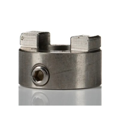 Huco Stainless Steel Set Screw Style Coupler, 12.7 mm Outside Diameter, 6.35 mm Bore Diameter, 13 mm Hub Length 850.13.24