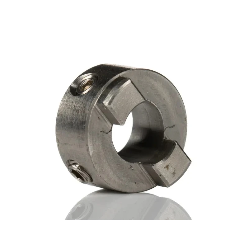 Huco Stainless Steel Set Screw Style Coupler, 12.7 mm Outside Diameter, 6.35 mm Bore Diameter, 13 mm Hub Length 850.13.24