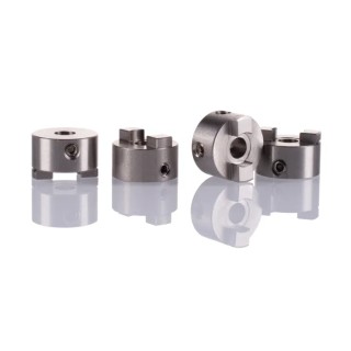 Huco Stainless Steel 19.1 mm Outside Diameter 6 mm Bore Finished with No Keyway Bore 19 mm Length Set Screw Style 850.19.22