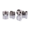 Huco Stainless Steel 19.1 mm Outside Diameter 6 mm Bore Finished with No Keyway Bore 19 mm Length Set Screw Style 850.19.22