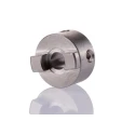Huco Stainless Steel 19.1 mm Outside Diameter 6 mm Bore Finished with No Keyway Bore 19 mm Length Set Screw Style 850.19.22
