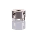 Huco Stainless Steel 19.1 mm Outside Diameter 6 mm Bore Finished with No Keyway Bore 19 mm Length Set Screw Style 850.19.22