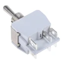 APEM Toggle Switch Panel Mount On-Off-On DPST Solder Lug Terminal 24 V dc 250 V ac 647H/2K