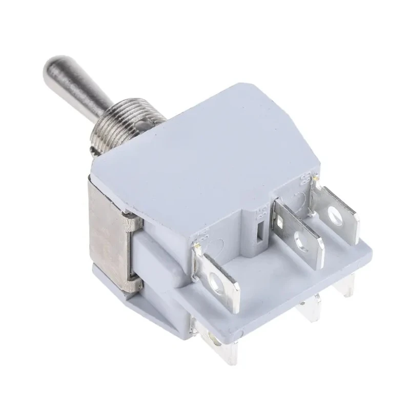 APEM Toggle Switch Panel Mount On-Off-On DPST Solder Lug Terminal 24 V dc 250 V ac 647H/2K