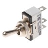 APEM Panel Mount Toggle Switch, On-Off-On SPST, Solder Lug Terminal, 24 V dc, 250 V ac 638H/2K