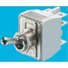 APEM Toggle Switch Panel Mount On-Off-On DPST Solder Lug Terminal 24 V dc 250 V ac 648H/2K