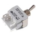 APEM Toggle Switch Panel Mount On-On DPST Solder Lug Terminal 24 V dc 250 V ac 646H/2K