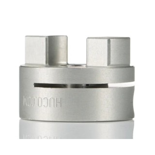 Huco Flexible Oldham Style Coupler 33 mm Outside Diameter, 65 mm Bore, Clamp Style, Maximum Speed 30000rpm 456H33.31