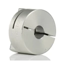 Huco Flexible Oldham Style Coupler 33 mm Outside Diameter, 65 mm Bore, Clamp Style, Maximum Speed 30000rpm 456H33.31