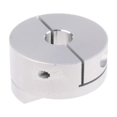 Huco 50 mm Outside Diameter 14 mm Bore Finished with Keyway Clamp Style Aluminium Coupler 50 mm Length 452H50.38