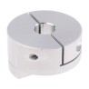 Huco 50 mm Outside Diameter 14 mm Bore Finished with Keyway Clamp Style Aluminium Coupler 50 mm Length 452H50.38