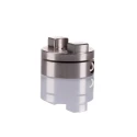 Huco Stainless Steel Clamp Style Flexible Coupler 6mm Bore 25.4mm OD 25mm Length 3000rpm 852.25.22