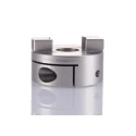 Huco Clamp Style Aluminium Coupler 50 mm OD, 16mm Bore Finished with Keyway, 50 mm Length 452H50.42