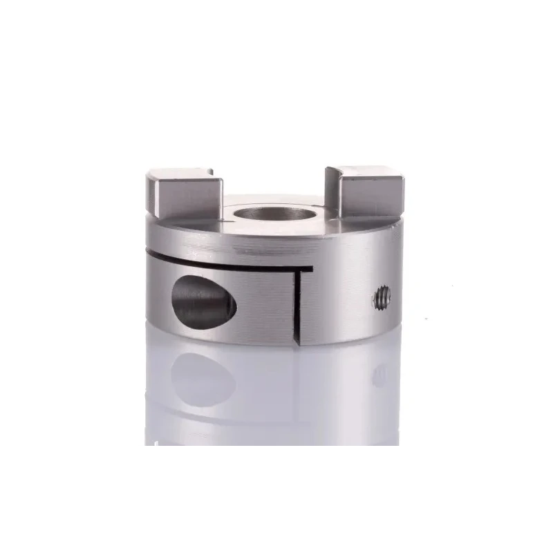 Huco Clamp Style Aluminium Coupler 50 mm OD, 16mm Bore Finished with Keyway, 50 mm Length 452H50.42