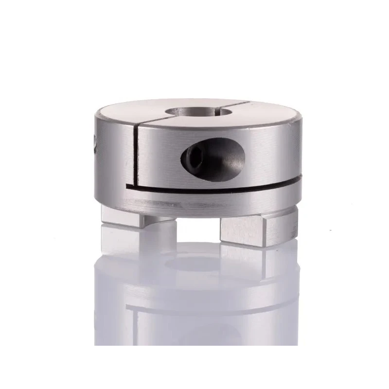 Huco Clamp Style Aluminium Coupler 50 mm OD, 16mm Bore Finished with Keyway, 50 mm Length 452H50.42