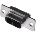 HARTING D-Sub 2 Way Straight D-Sub Connector Male/Female 6.86 mm Pitch 09691000022
