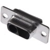 HARTING D-Sub 2 Way Straight D-Sub Connector Male/Female 6.86 mm Pitch 09691000022