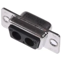 HARTING D-Sub 2 Way Straight D-Sub Connector Male/Female 6.86 mm Pitch 09691000022