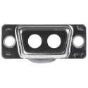 HARTING D-Sub 2 Way Straight D-Sub Connector Male/Female 6.86 mm Pitch 09691000022