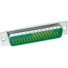 HARTING D-Sub 36 Way Straight Panel Mount D-Sub Connector 5A 1000V Steel Housing 09695117364