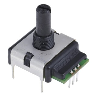 Bourns ECW Series Incremental Encoder 10V, 24ppr, Quadrature Signal, Solid Shaft 6.35mm ECW1J-B24-BC0024L