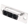HARTING D-Sub 3 Way Straight Cable Connector Female 6.86 mm Pitch 2A Current 09692000633
