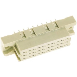 HARTING DIN 41612 Connector 30 Way 2.54 mm Pitch Through Hole Type C/2 Solder Class C2 3 Row Female Straight 09252306824