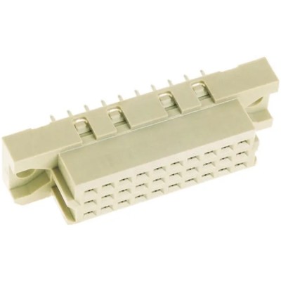 HARTING DIN 41612 Connector 30 Way 2.54 mm Pitch Through Hole Type C/2 Solder Class C2 3 Row Female Straight 09252306824